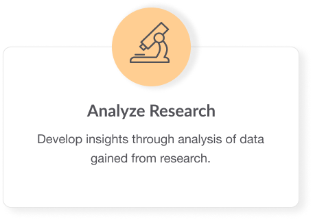 Analyze research for customer insights